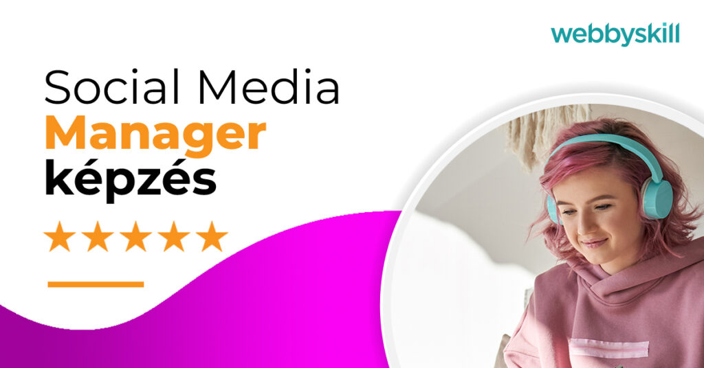 Social Media Manager képzés banner
